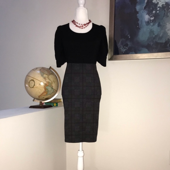 JL Plaid Pencil Skirt - Picture 2 of 2